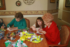 the cottages assisted living memory care give back to troops