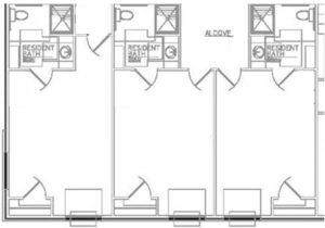 the cottages assisted living memory care floor rendering