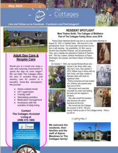 the cottages assisted living newsletter