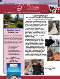 cottages assisted living newsletter