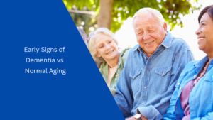 early sign of dementia vs normal aging