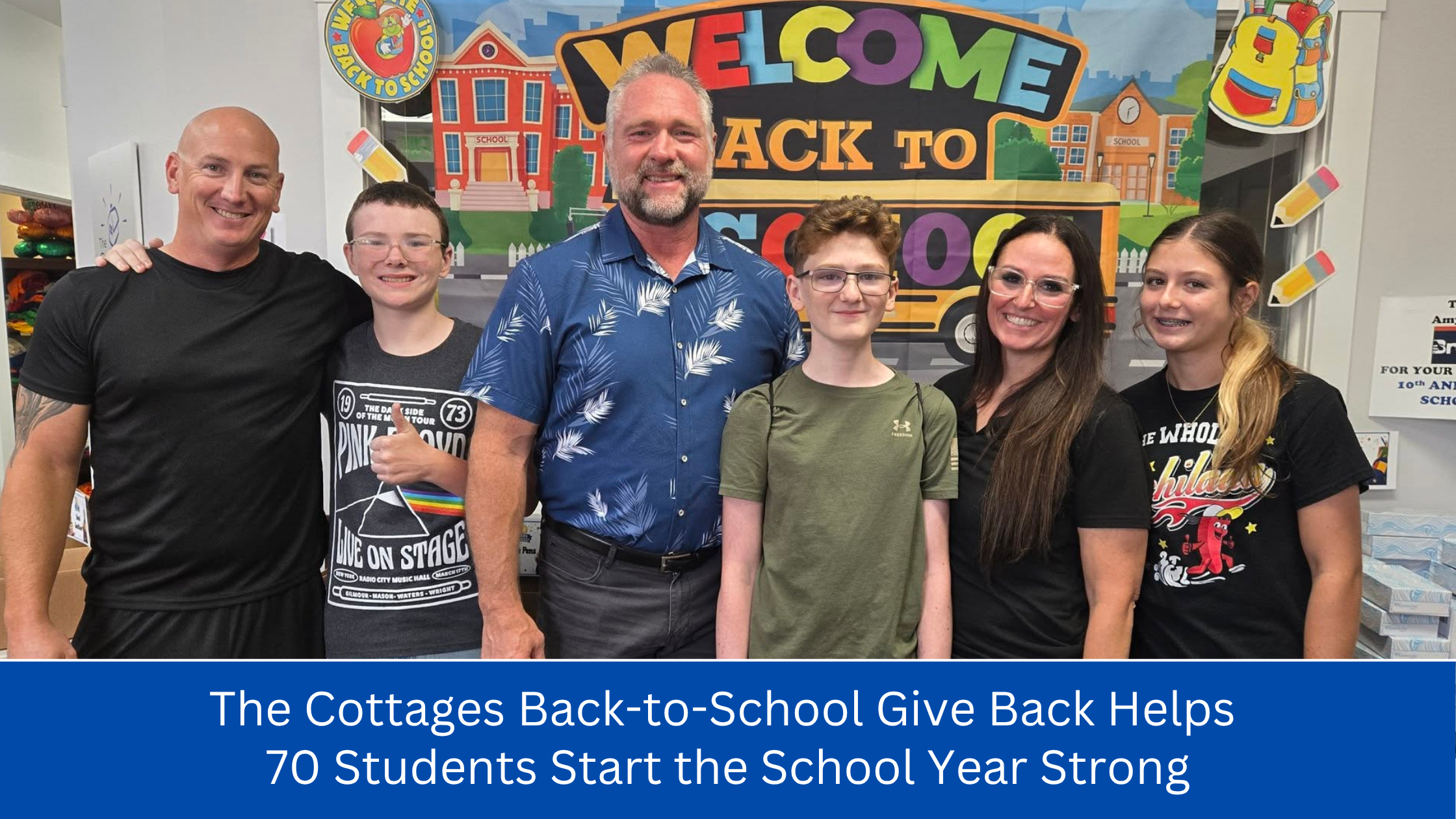The Cottages Senior Living Back-to-School Give Back
