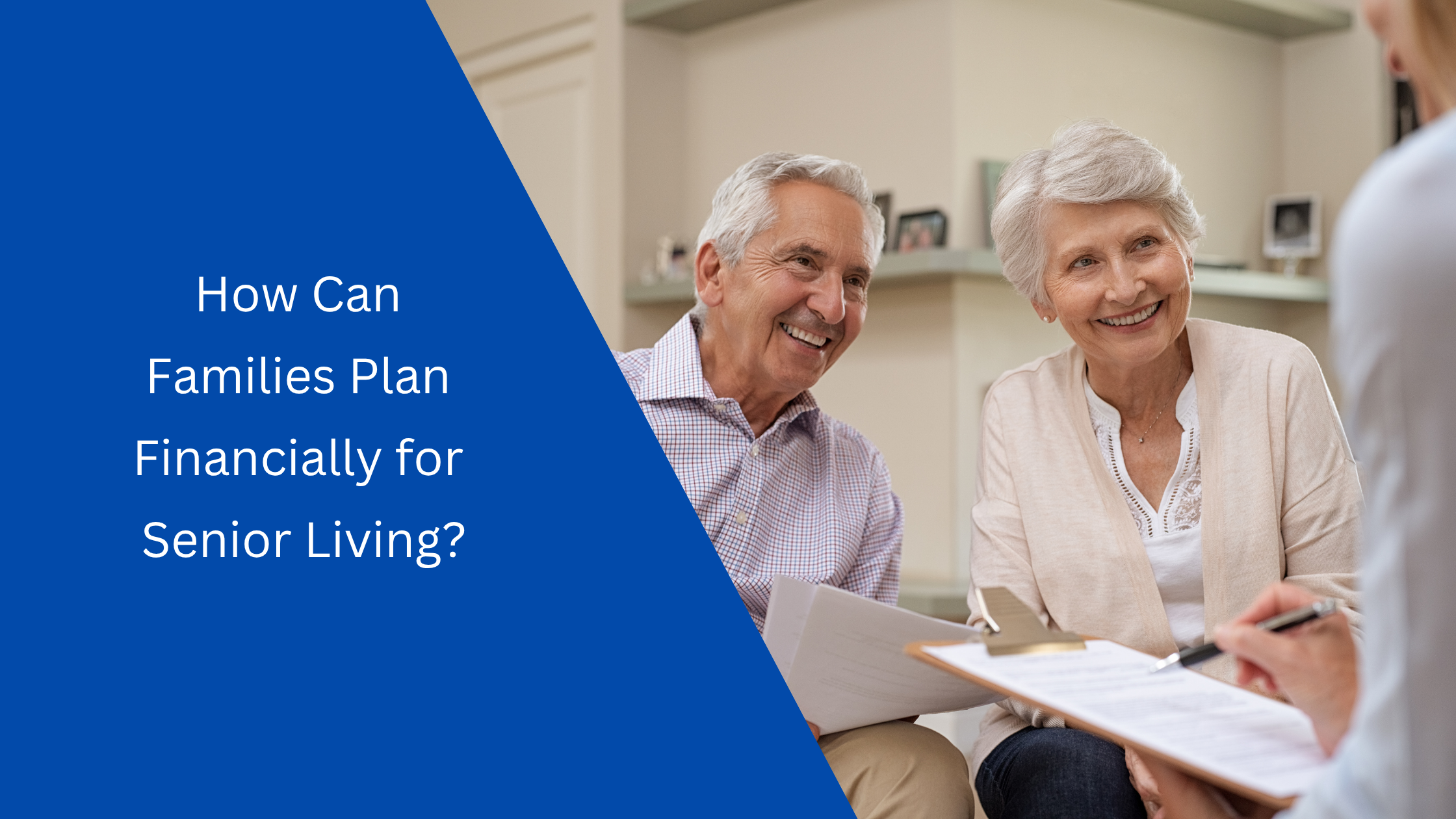 how can families plan financially for senior living